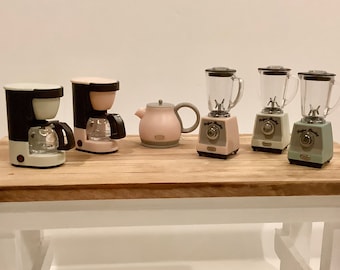 1/6 , 1/8 Dollhouse COUNTERTOP APPLIANCES -, Poppy Parker, Momoko, Rainbow High, Blythe, Fashion Royalty