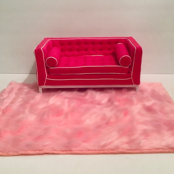 NEW Miniature Carpet - 7 Colors - Dollhouse, Room Box, Shelf Display