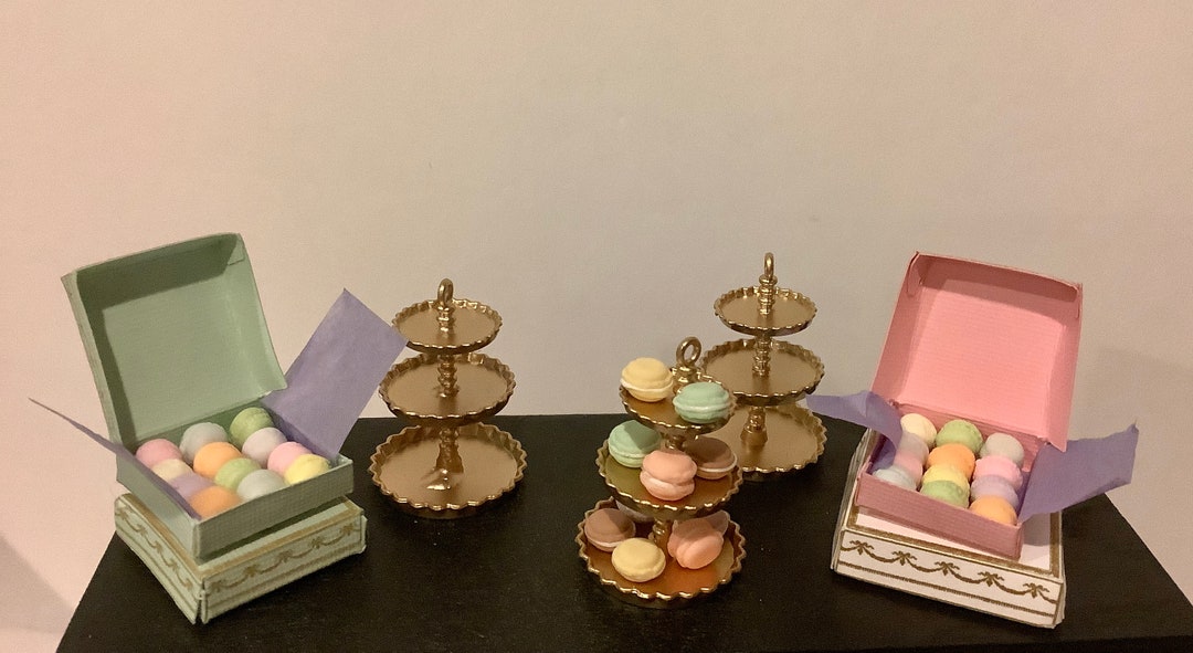 NEW 1/12 Scale Dollhouse 3 Tier Server - Miniature Sweets Stand - Etsy