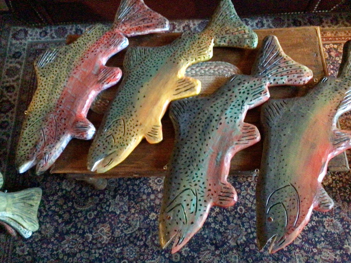 Cabin Porch Trout (big Risers) - Etsy