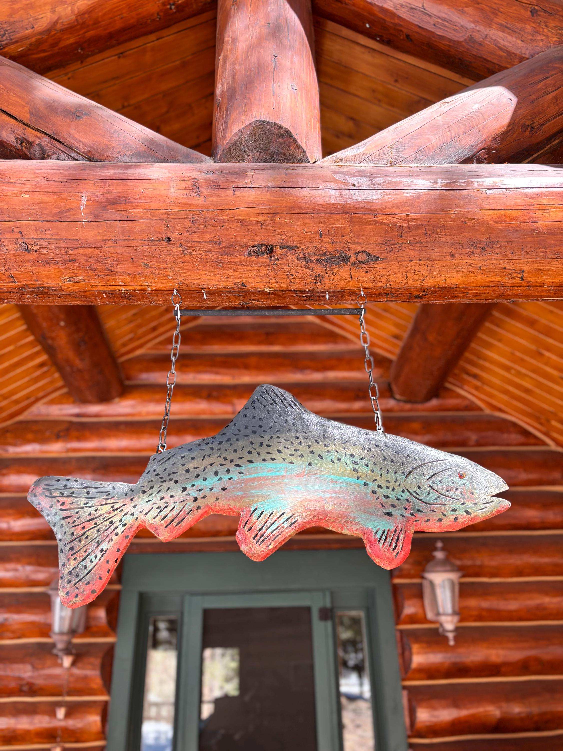 Cabin Porch Trout (big Risers) - Etsy