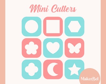Mini 8mm Cutters | Micro Cutters | Polymer Clay Cutters