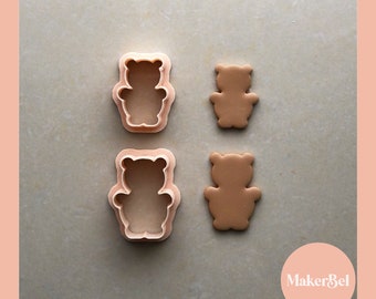 Teddy Bear Polymer Clay Cutter