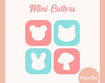Mini 8mm Cutters | Micro Cutters | Polymer Clay Cutters v2