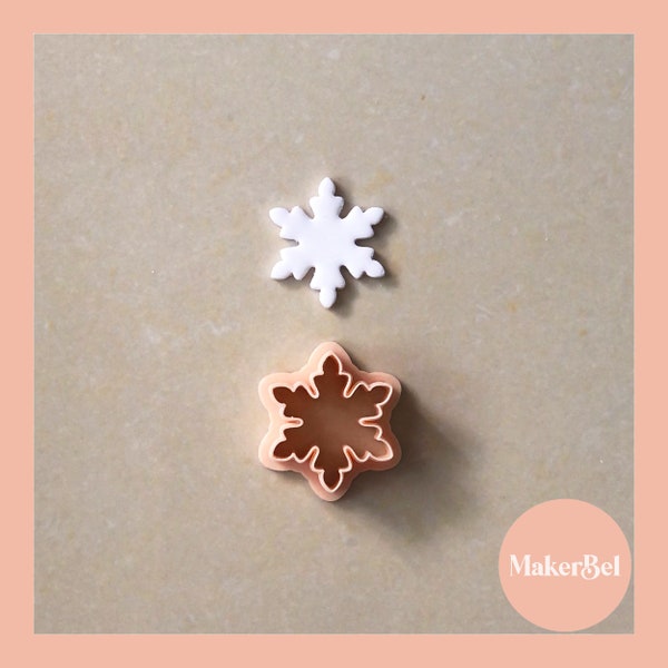 Christmas Snowflake Polymer Clay Cutter