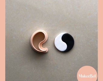 Yin Yang Polymer Clay Cutter