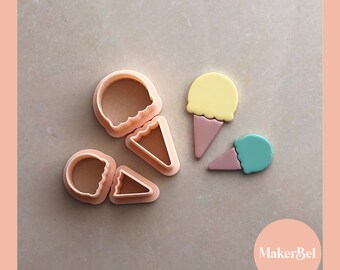 Ice-Cream Polymer Clay Cutter