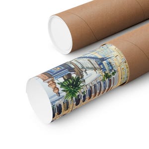 Art de Séville, aquarelle de la Plaza de Espana, art mural Espagne, paysage urbain de Séville, art espagnol, décoration espagnole, cadeau affiche de voyage en Europe image 9