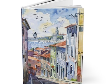 Lisbon Travel Journal: Hardcover Lined Notebook for Portugal Adventures