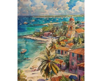 バリ絵画:beach girls 楽天市場】バリ 絵画 波の絵 ビーチ 海岸 Goes Windy 80×60cm