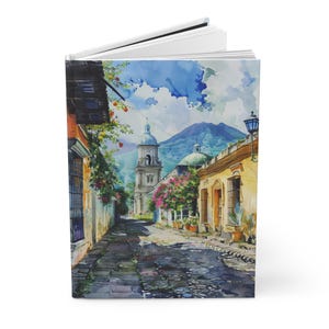 Antigua Guatemala Travel Journal, Latin America, Latin American Hardcover Journal (A5), Lined Notebook for Travel Adventures, Travel Gift