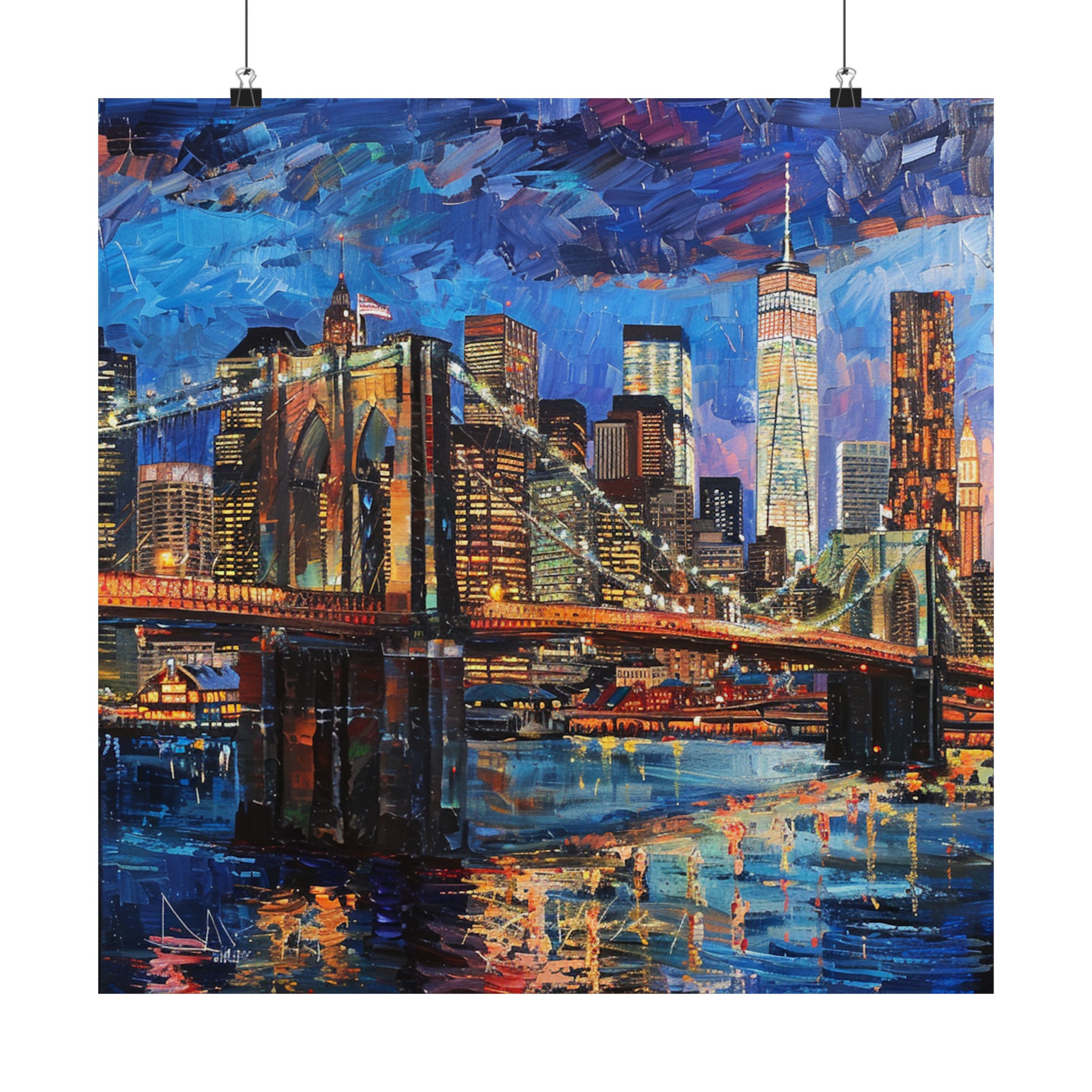 絵画⑥ ニューヨーク　New York マンハッタン　風景画　油絵　2012 il_fullxfull.5773297630_ifa2.jpg