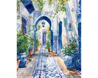 Society6 ケース Cornflower Blue Moroccan Hand Painted il_340x270.6011498871_crnz.jpg