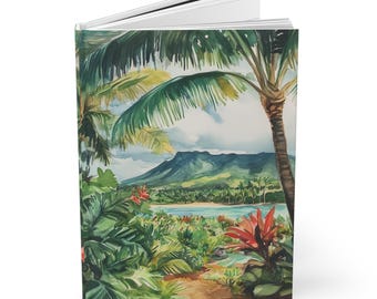 Hawaii Travel Journal: Maui Hardcover Lined Notebook (A5)