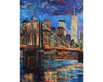 絵画⑦ ニューヨーク　New York マンハッタン　風景画　油絵　2012 絵画⑦ ニューヨーク New York マンハッタン 風景画 油絵 2012 絵画