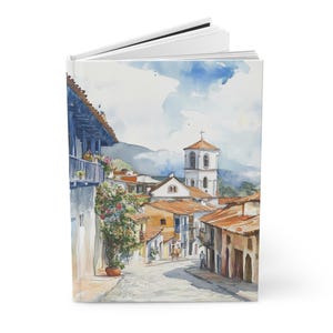 Ecuador Travel Journal, Colonial Cuenca, Lined Hard Cover Notebook, Travel Memories Diary, Latin America Travel Gift