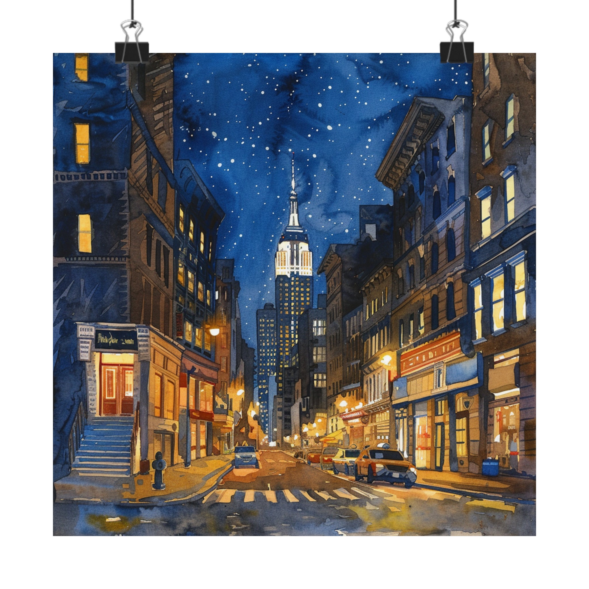 ニューヨーク 夜景 アートプリント 電飾　飾り il_fullxfull.5764002862_243i.jpg