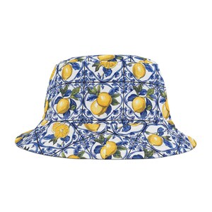 MEIA PATA - Lemons Sun Hat - Blue