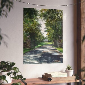 Augusta National Golf Club Art, Georgia Watercolor Painting, Masters Print, Golf Wall Art, Personalized Gift