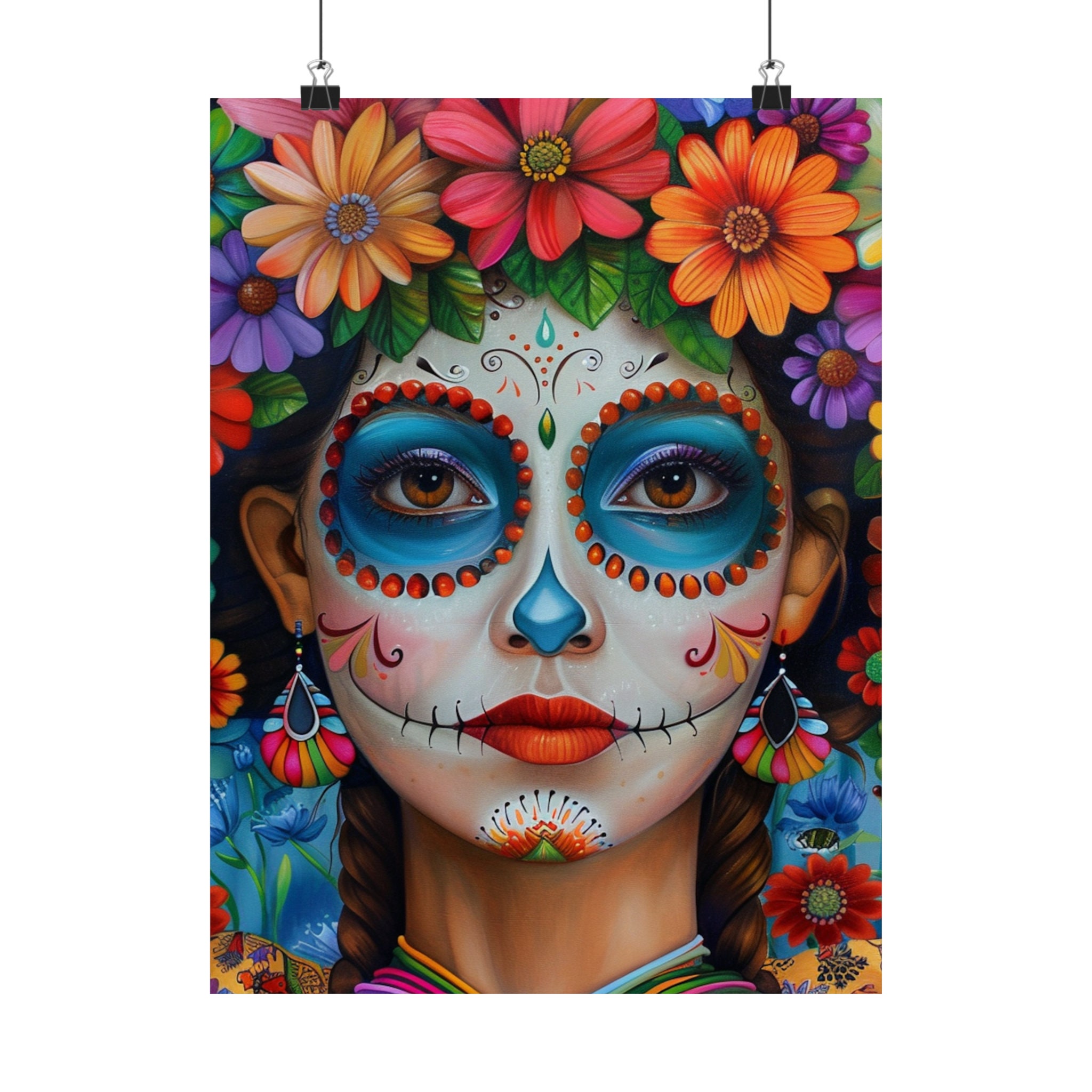 70年代 メキシコ アート作品 メキシコのカトリーナのアートプリント