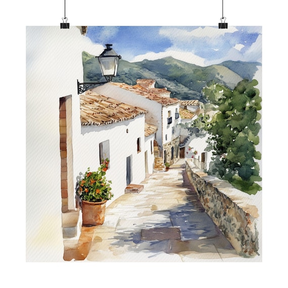 イスナハル スペイン ウォールアートプリント、植民地スペイン旅行