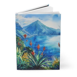 Lake Atitlan Guatemala Travel Journal, Hardcover Journal (A5), Lined Notebook for Journaling Travel Adventures, Latin America Travel Gift