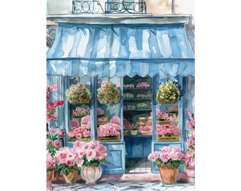 刺しゅうキット 『フランスの風景 パリの花屋さん No.713