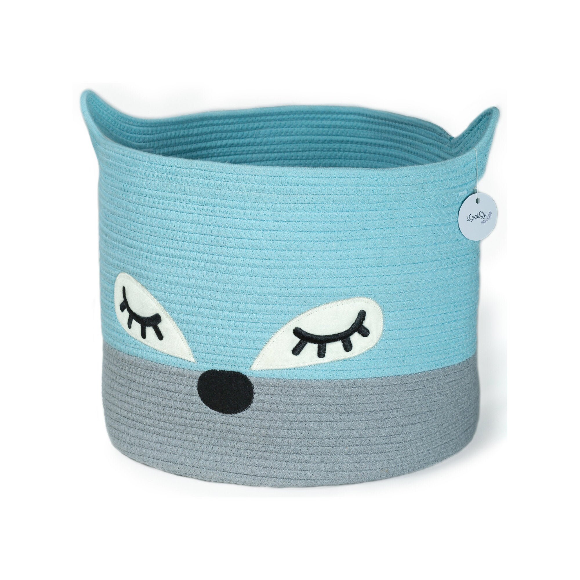 Personalized Forest Animal Laundry Hamper For Kids - Custom Name Toy Bin, Collapsible Storage With Handles For Nursery, Bedroom & Bathroom