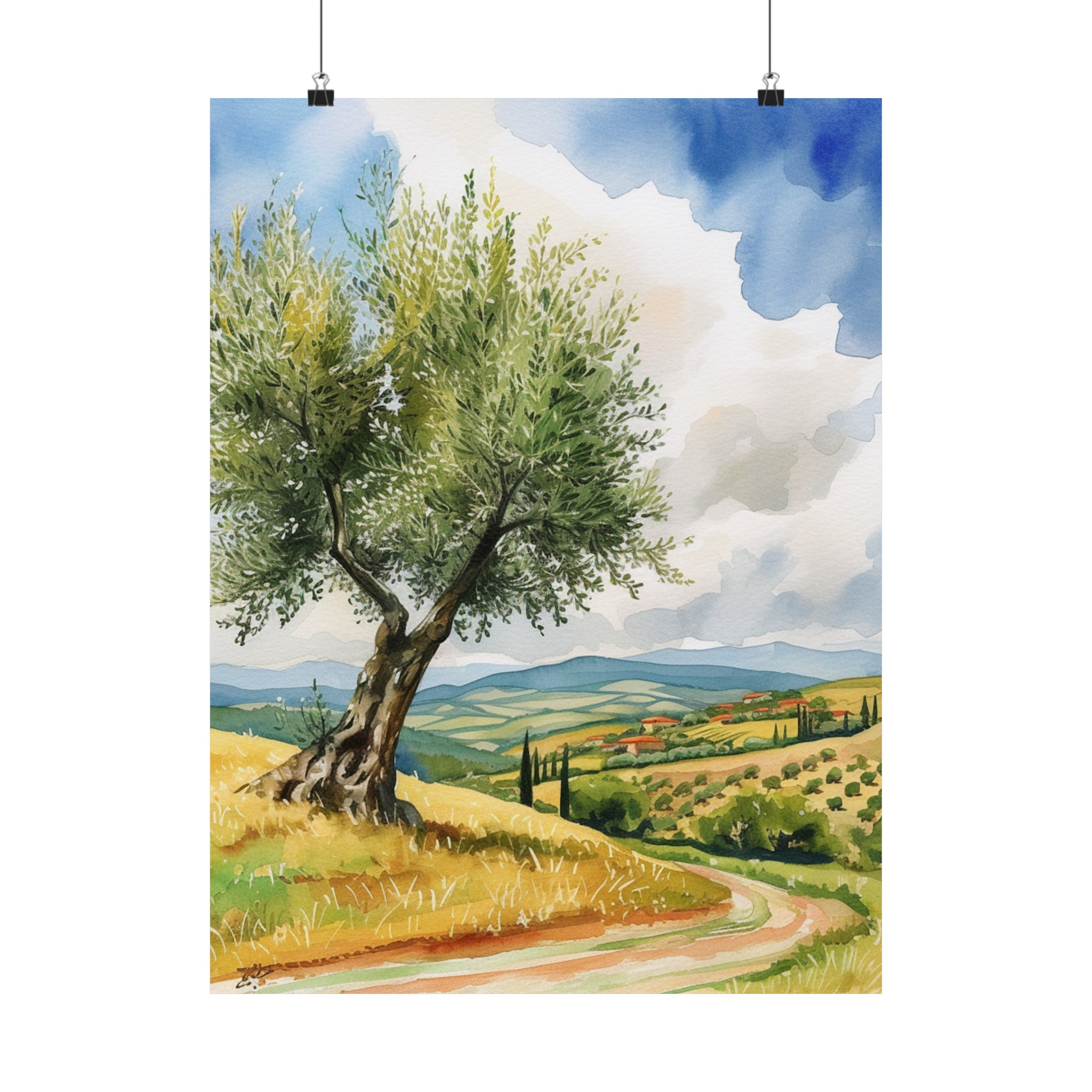 Olivenbaum Malerei, Toskana Landschaft Wand Kunst, Italien Natur Druck,  Bauernhaus Wand Kunst Rustikale Wand Dekor Poster, Reise Poster Geschenk -  Etsy.de