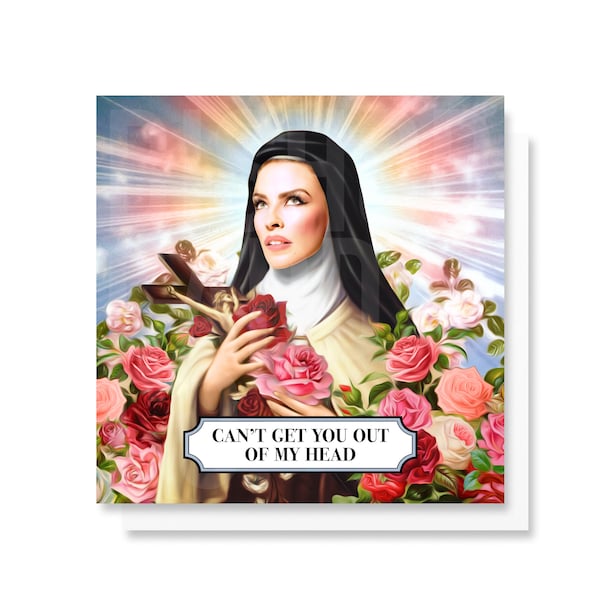 SAINT KYLIE - "Can't Get You Out Of My Head" - Greeting Card