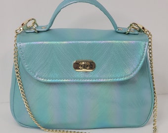 Turquoise Vintage Style Handbag