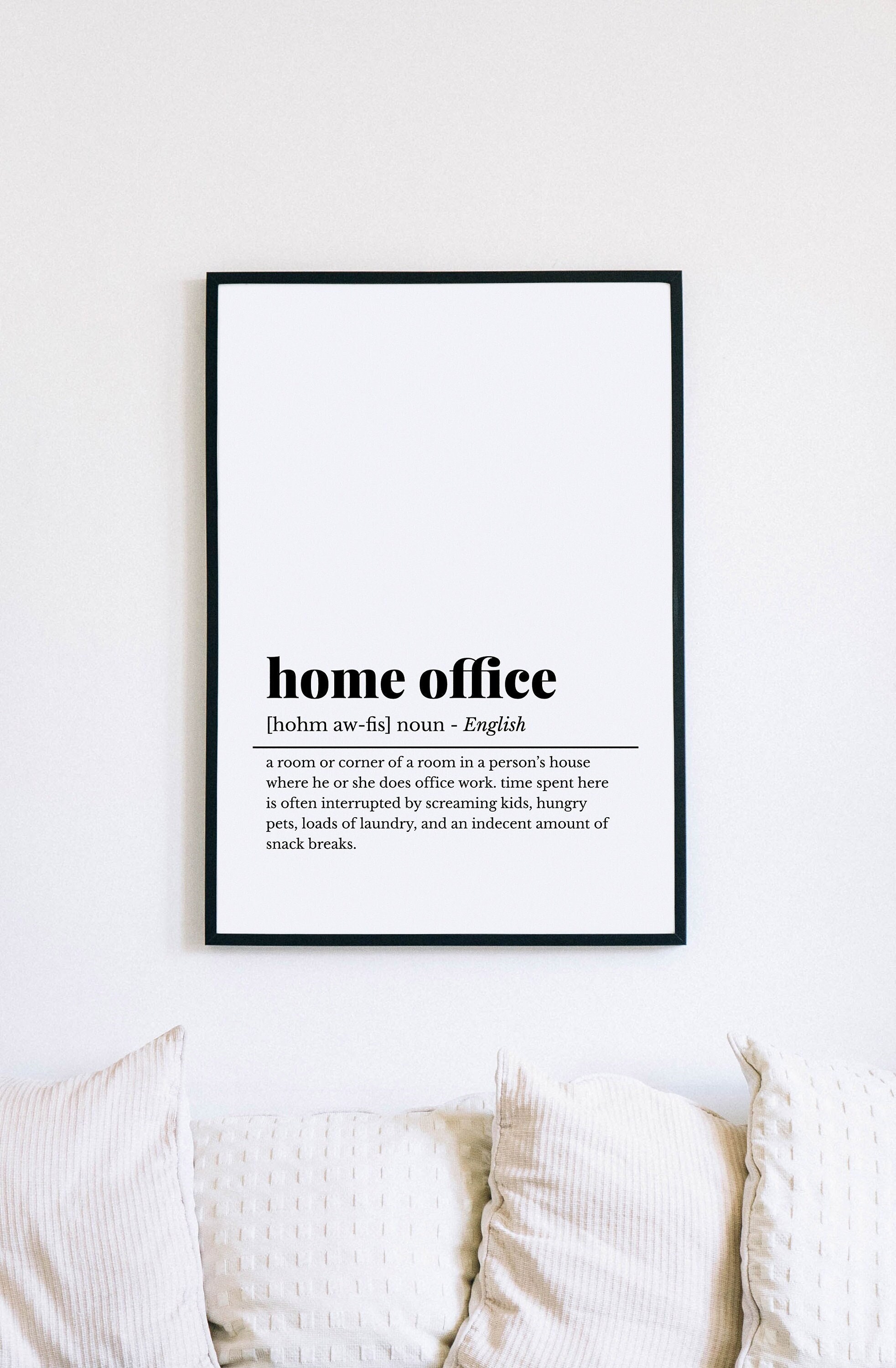 Home OFFICE Art Print for Office GIFT for Men, Home Office DECOR, Home  Office Wall Decor, Law Cute Funny Office Decor, Office Decoration Art