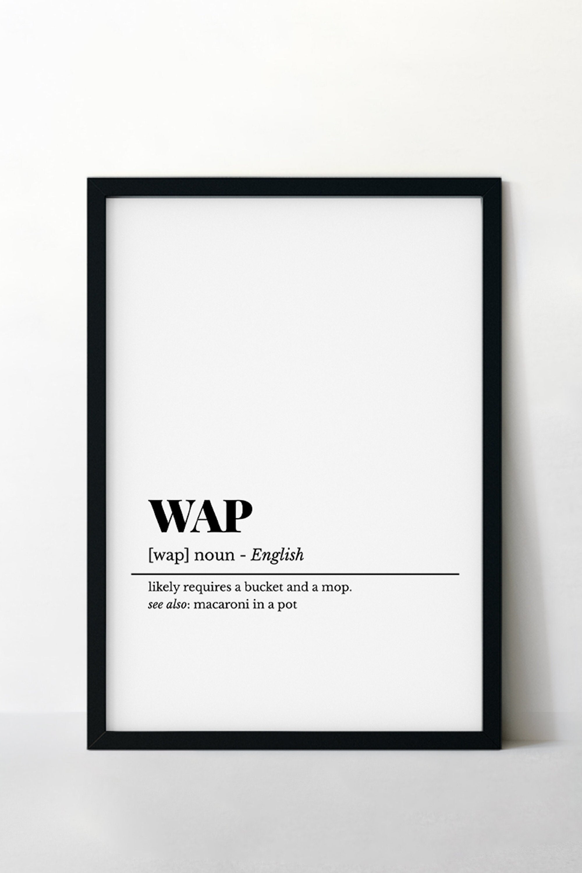 WAP Urban Dictionary Definition | Poster