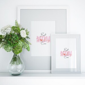 Best Mom Ever Print, Funny Mom Gift, Printable Wall Art, Best Mom Gift, Gift for Her