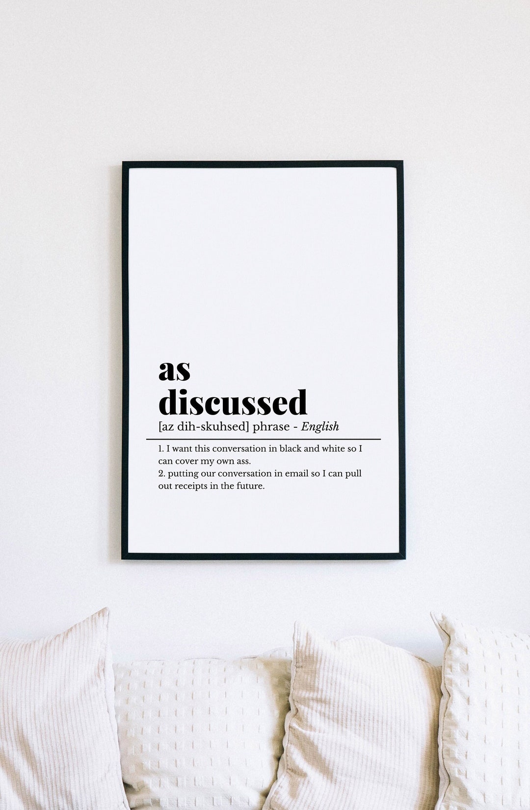 Zoom Background as Discussed Definition Print Work From Etsy