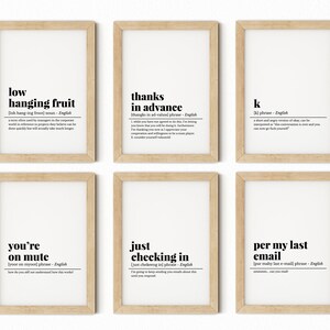 Office Wall Art Set, 40 Printables, Home Office Decor, Work From Home ...
