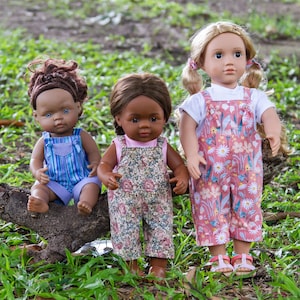 Doll Overalls 3 Sizes PDF Sewing Pattern