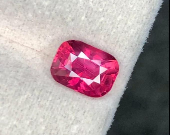 Double-Lab-Certified, COLLECTOR Quality, Unheated, Untreated, Clean 1.50 Ct Ruby, Appraised for 9,450 Dollars