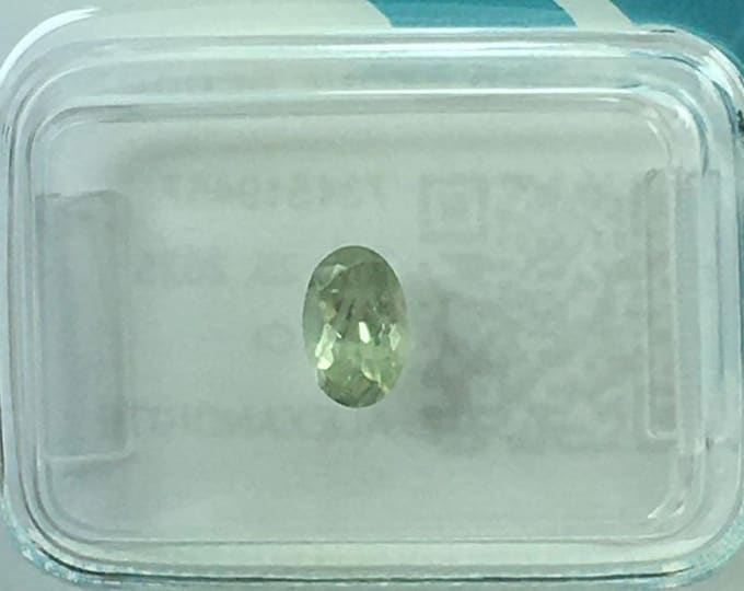 IGI Lab-Certified, .56 Carat, Natural, Oval Cut, Untreated, Color-Change Alexandrite