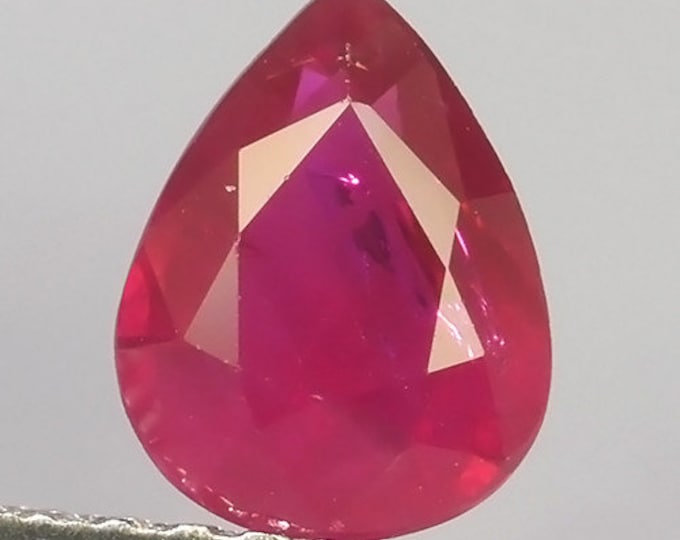 Super Rare, Swiss Lab & NAGL Certified, Stunning GENUINE Burma Ruby (pre-ban) Best 1 On Etsy! INCREDIBLY Priced! Appraised at 5,025 Dollars!
