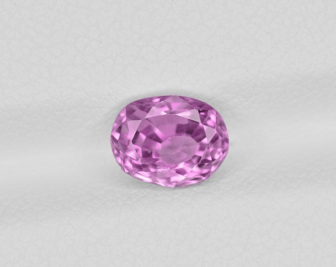 Stunning, IGI Lab Certified, Rare, Unheated, Untreated, High Sparkle, 1.58 Carat, Ceylon Pink Sapphire!