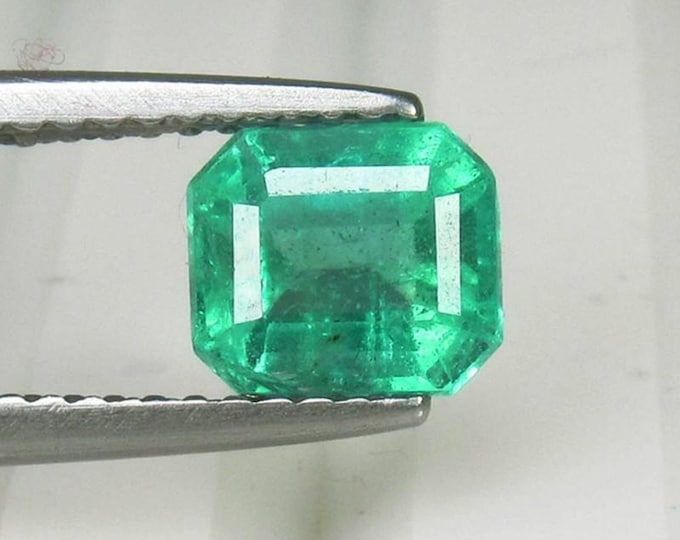 Double Lab Certified, 1.39 Carat, Rare MINOR Oil, Clean Emerald, Appraised for 3,500 Dollars