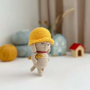 Rain the Dog amigurumi crochet pattern PDF