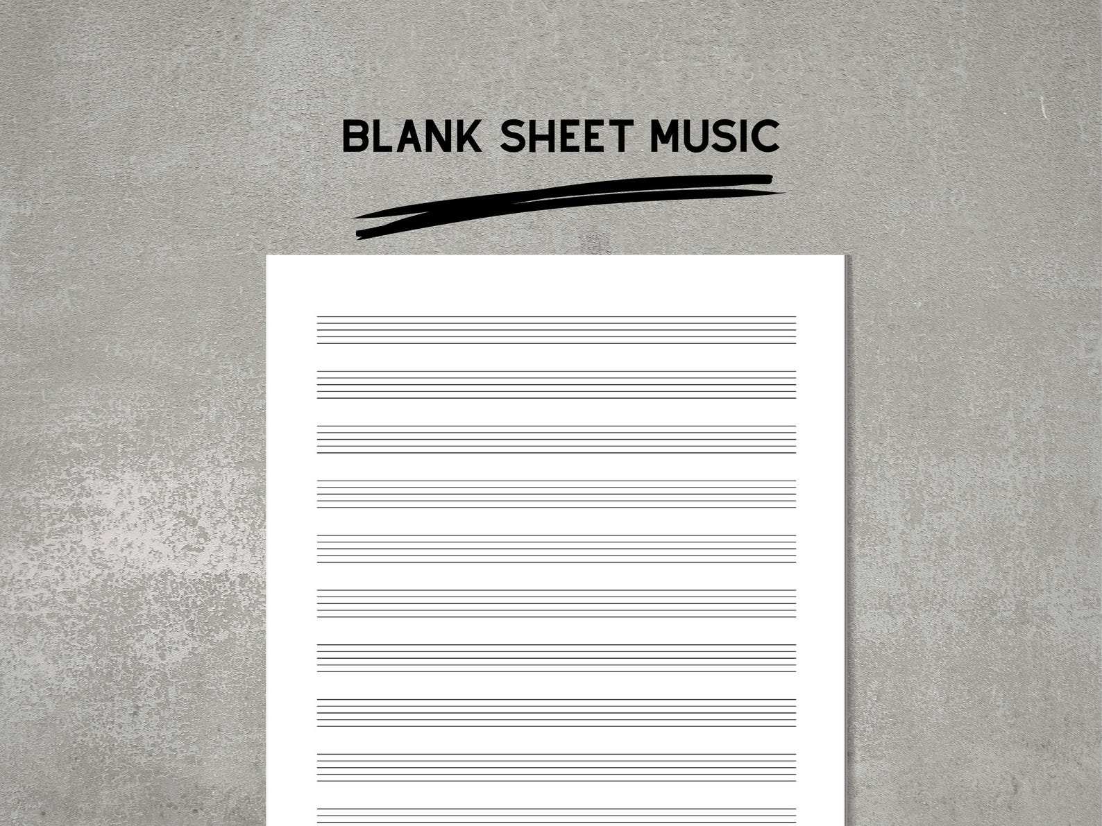 Stave Sheet.pdf Blank Sheet Music Printable | 12 Stave Manuscript Paper PDF (A4, US ...