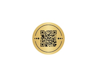 Letrero comercial personalizado con código QR de metal / Exhibidor de menú personalizado para restaurante o cafetería / Placa de mesa