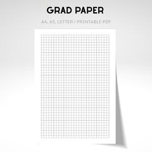 Plantilla minimalista para imprimir documentos de graduación, lista de tareas sencilla, formato A4/A5/Carta, PDF imprimible y rellenable (PDF, descarga digital)