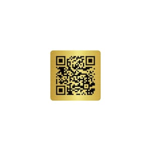 Plaque de table personnalisable avec code QR en aluminium - Parfaite pour les événements, les mariages et les restaurants (10 pièces)