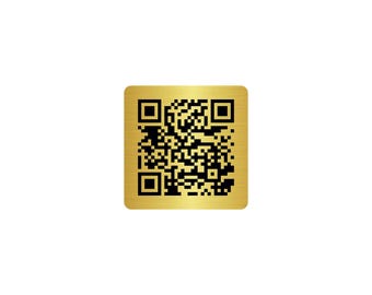 Aangepast aluminium tafelbord met QR-code, gepersonaliseerde zakelijke display