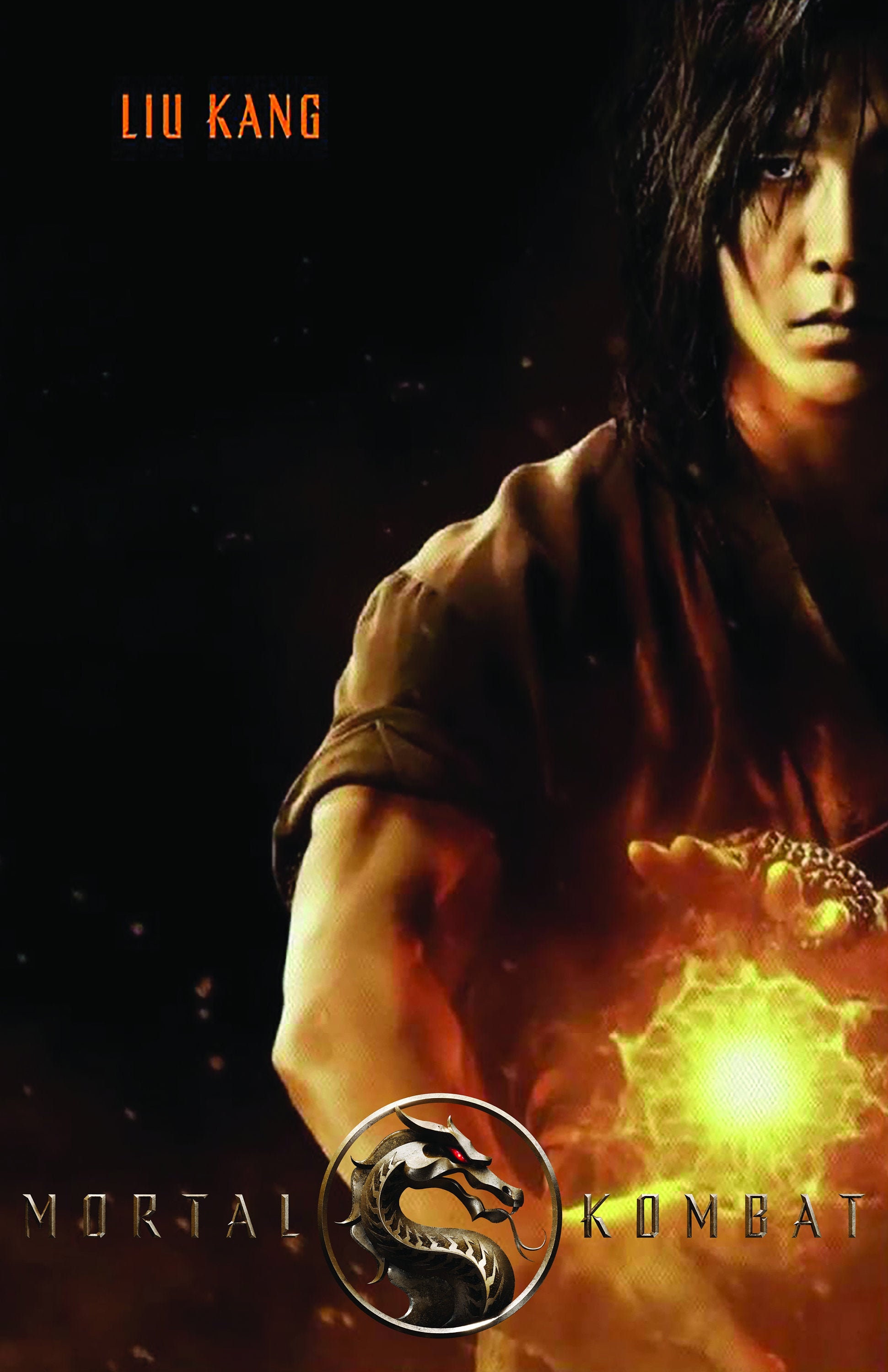 Mortal Kombat 2021: Liu Kang Poster | Etsy