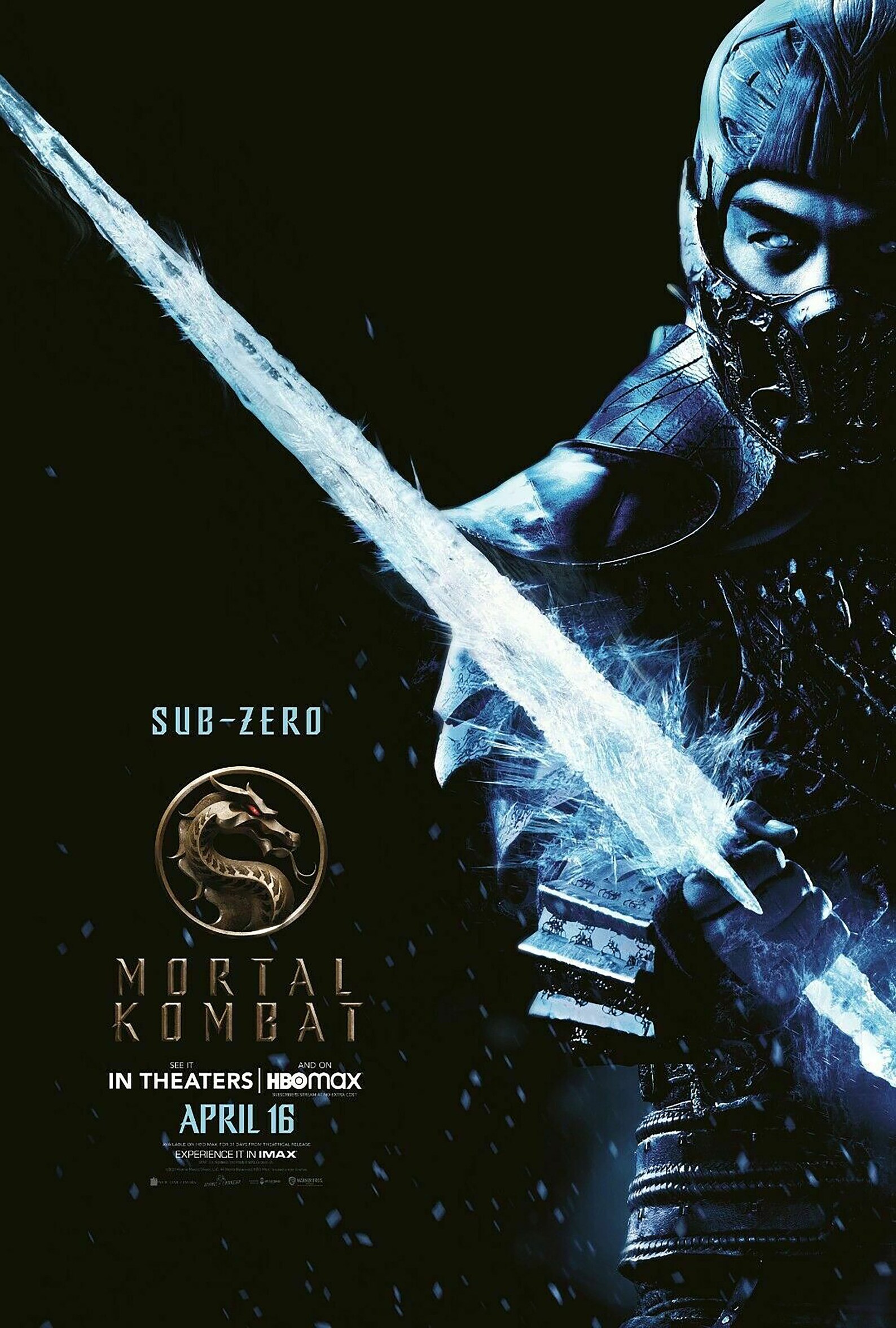 Subzero Mortal Kombat 2021 movie Poster | Etsy